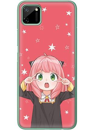 Чехол силиконовый с картинкой на realme c11 (аниме, anime)