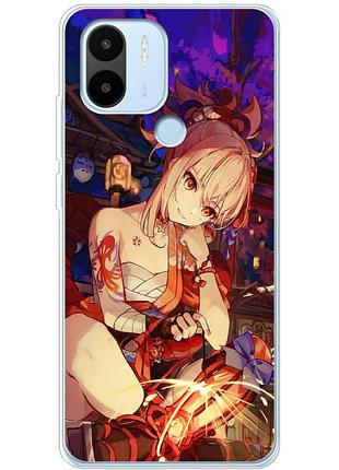 Чехол силиконовый с картинкой на xiaomi redmi a1 plus (аниме, anime)