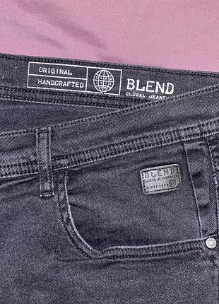 Шорти blend slim fit jeans 'martels' in black denim