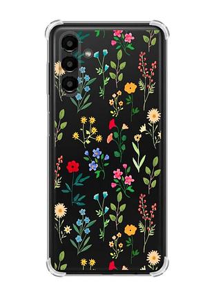 Чохол із потовщеними кутами на samsung galaxy a04s/a13 5g :: квітковий фон (принт 269)