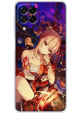 Чехол силиконовый с картинкой на samsung galaxy m53 5g (m536) (аниме, anime)