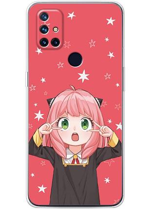 Чехол силиконовый с картинкой на oneplus nord n10 (аниме, anime)