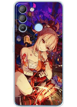 Чохол силіконовий з картинкою на tecno pop 5 lte (аніме, anime)