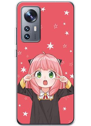Чохол силіконовий з картинкою на xiaomi 12x (аніме, anime)