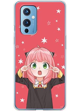 Чехол силиконовый с картинкой на oneplus 9 (аниме, anime)