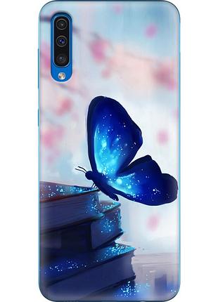 Чохол силіконовий з картинкою на samsung galaxy a50 (a505) (метелик)