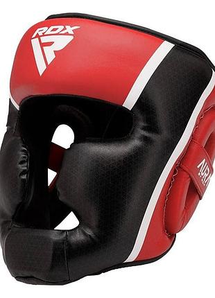 Боксерский шлем rdx aura plus t-17 red/black s