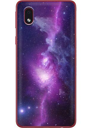 Чехол силиконовый с картинкой на samsung galaxy a01 core (a013) (космос)