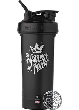 Шейкер спортивний blenderbottle classic loop pro 28oz/820ml marvel black panther (600560)