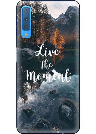 Чохол силіконовий з картинкою на samsung galaxy a7 2018 (a750) (природа, озеро в горах)