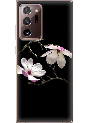 Чехол силиконовый с картинкой на samsung galaxy note 20 ultra (n985) (цветок, монголия)