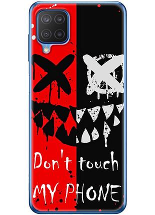 Чехол силиконовый с картинкой на samsung galaxy m12 (m127) (не трогай мой телефон)