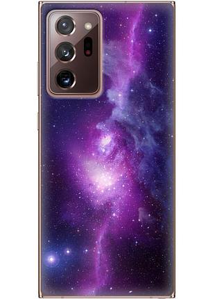 Чехол силиконовый с картинкой на samsung galaxy note 20 ultra (n985) (космос)