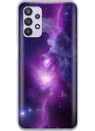 Чехол силиконовый с картинкой на samsung galaxy a52 (a525) (космос)