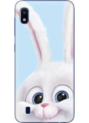 Чохол силіконовий з картинкою на samsung galaxy a10 (a105) (кролик сніжок)