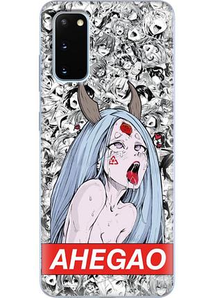 Чехол силиконовый с картинкой на samsung galaxy s20 (g980) (аниме, anime)