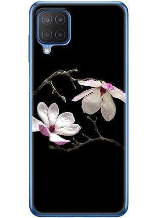 Чехол силиконовый с картинкой на samsung galaxy m12 (m127) (цветок, монголия)