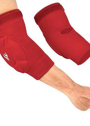 Налокотники спортивные rdx hosiery elbow foam red/white xl