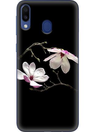 Чехол силиконовый с картинкой на samsung galaxy m20 (m205) (цветок, монголия)
