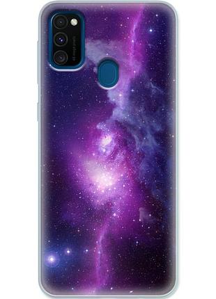 Чохол силіконовий з картинкою на samsung galaxy m30s (m307) (космос)
