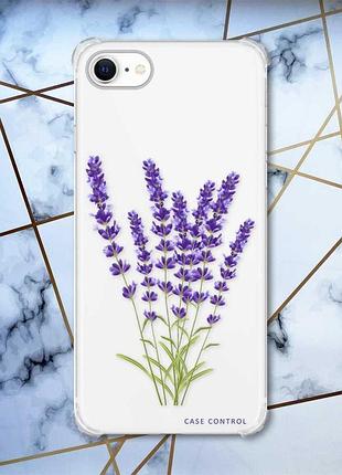 Чехол с утолщёнными углами для iphone 7/ 7s/ 8/ 8s :: лаванда (принт 28)