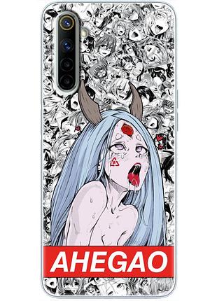 Чехол силиконовый с картинкой на realme 6 (аниме, anime)