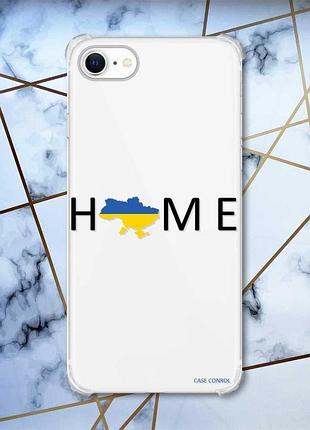 Чехол с утолщёнными углами для iphone 7/ 7s/ 8/ 8s :: дом украина (патриотический принт 72)