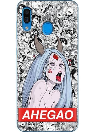 Чехол силиконовый с картинкой на samsung galaxy a30 (a305) (аниме, anime)