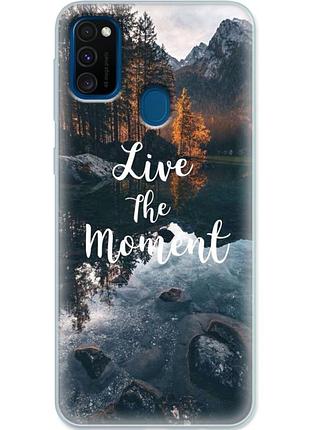 Чехол силиконовый с картинкой на samsung galaxy m30s (m307) (природа, озеро в горах)