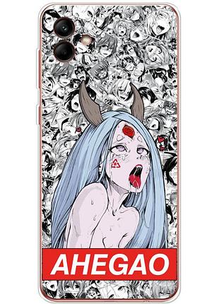 Чехол силиконовый с картинкой на samsung galaxy a04e (a042) (аниме, anime)