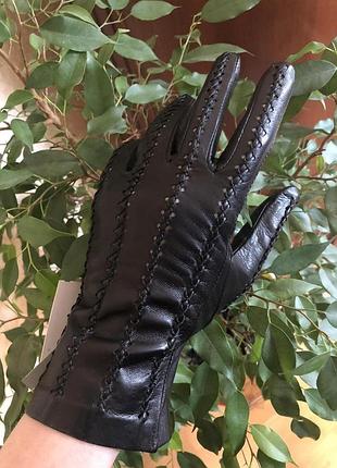 Перчатки женские без подкладки 7.5"/20 см