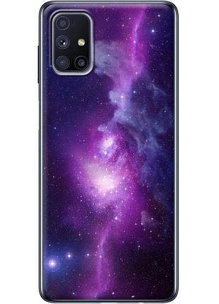 Чехол силиконовый с картинкой на samsung galaxy m51 (m515) (космос)
