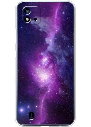 Чехол силиконовый с картинкой на realme c11 2021 (космос)