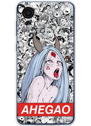 Чехол силиконовый с картинкой на samsung galaxy a03 core (a032) (аниме, anime)