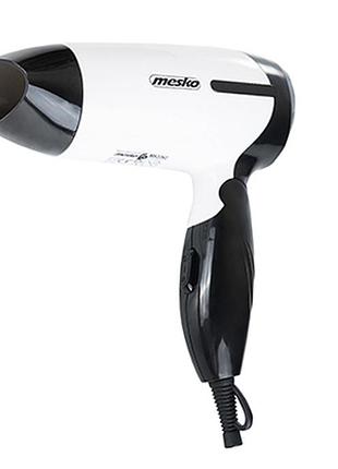 Фен для волос складной дорожный сушилка mesko ms 2262 1000w