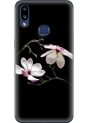 Чехол силиконовый с картинкой на samsung galaxy a10s (a107) (цветок, монголия)