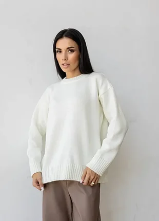 Свитер dirk one size белый 2