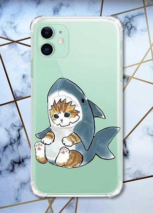 Чехол с утолщёнными углами для apple iphone 11 (6.1) :: котёнок (принт 120)
