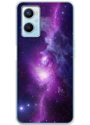 Чехол силиконовый с картинкой на oppo a96 (космос)