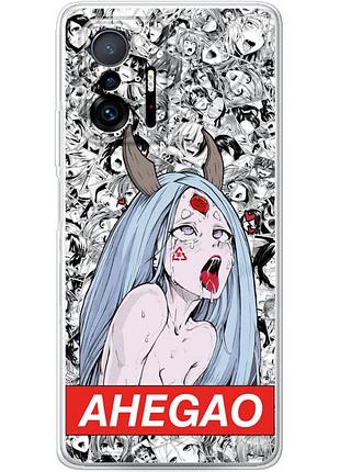 Чехол силиконовый с картинкой на xiaomi 11t pro (аниме, anime)