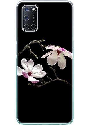 Чехол силиконовый с картинкой на oppo a52 (цветок, монголия)