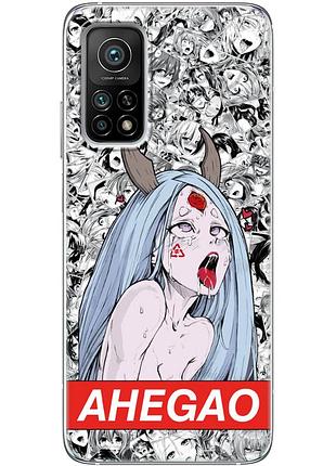 Чехол силиконовый с картинкой на xiaomi mi 10t (аниме, anime)