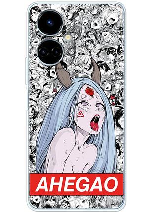 Чехол силиконовый с картинкой на tecno camon 19 (аниме, anime)