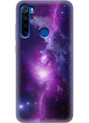 Чехол силиконовый с картинкой на xiaomi redmi note 8t (космос)