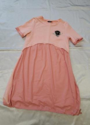 Платье розового цвета размера м. бренд giuseppe zanotti.1 фото