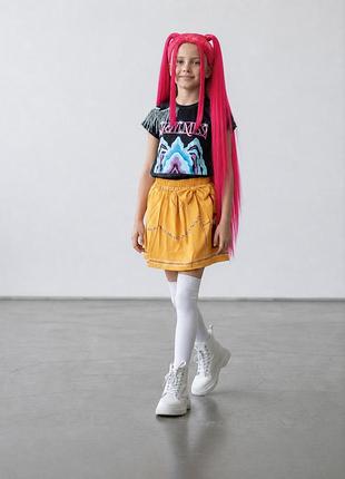 Костюм миры хантрикс для девочки 3 предмета – к-поп образ, cosplay huntrix, аниме парик розовый, детский сцени 2