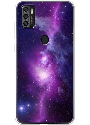 Чехол силиконовый с картинкой на zte blade a7s 2020 (космос)