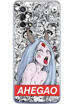 Чехол силиконовый с картинкой на oppo a74 4g (аниме, anime)