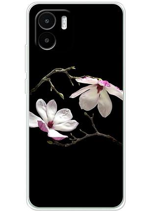 Чехол силиконовый с картинкой на xiaomi redmi a1 (цветок, монголия)
