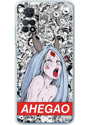 Чехол силиконовый с картинкой на xiaomi redmi note 11 pro (аниме, anime)